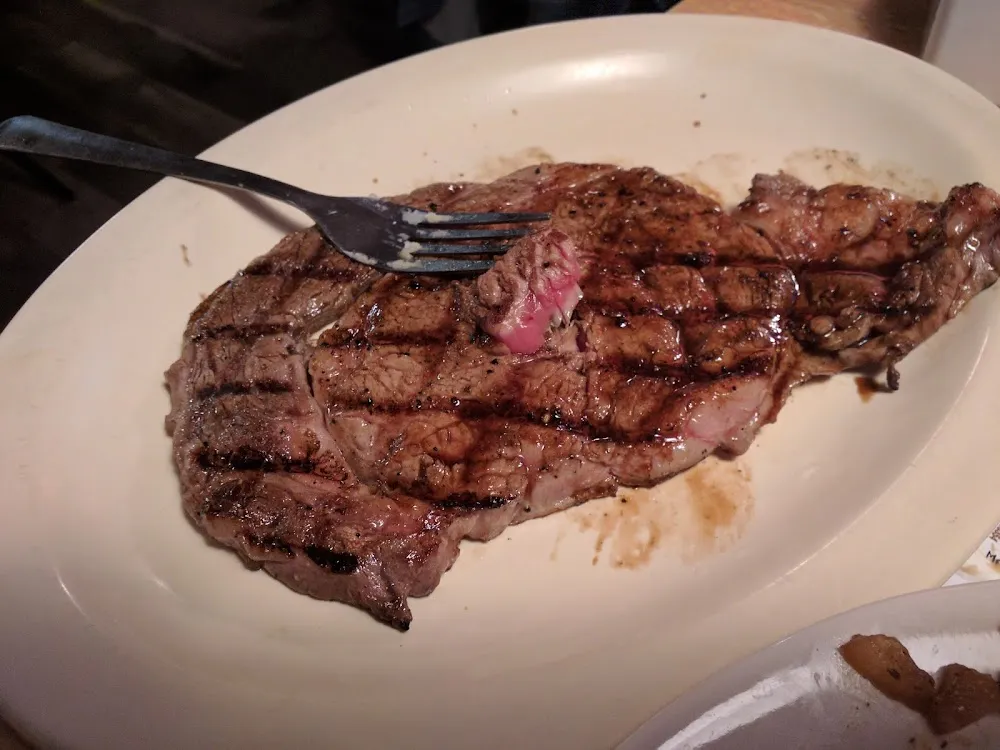 Extra Thin Ribeye Cooked Rare